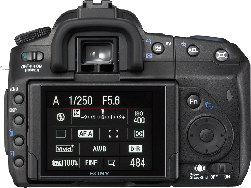 Illustration for article titled Sony A300 and A350 DSLRs Have Two-Way Tilting Live View